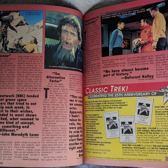 25 YEARS OF STAR TREK 25TH ANNIVERSARY SPECIAL MAGAZINE 1991 - Picture 6 of 6